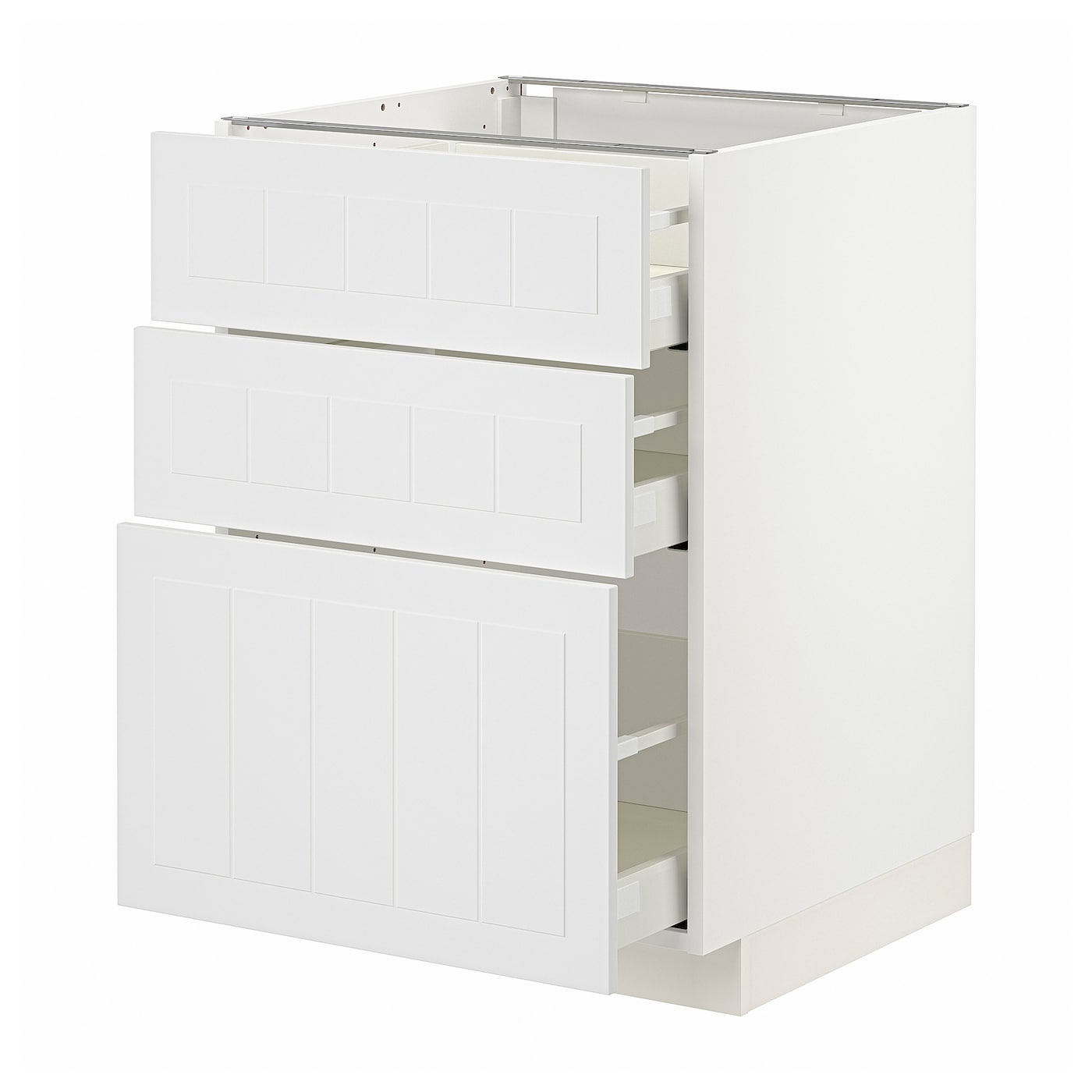 Напольный шкаф - METOD / MAXIMERA IKEA/ МЕТОД/ МАКСИМЕРА ИКЕА,  88х60 см, белый