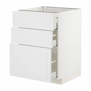 METOD / MAXIMERA Напольный шкаф с 3 ящиками ИКЕА