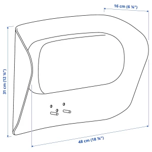 Второе фото. GRÖNFJÄLL Подголовник ИКЕА