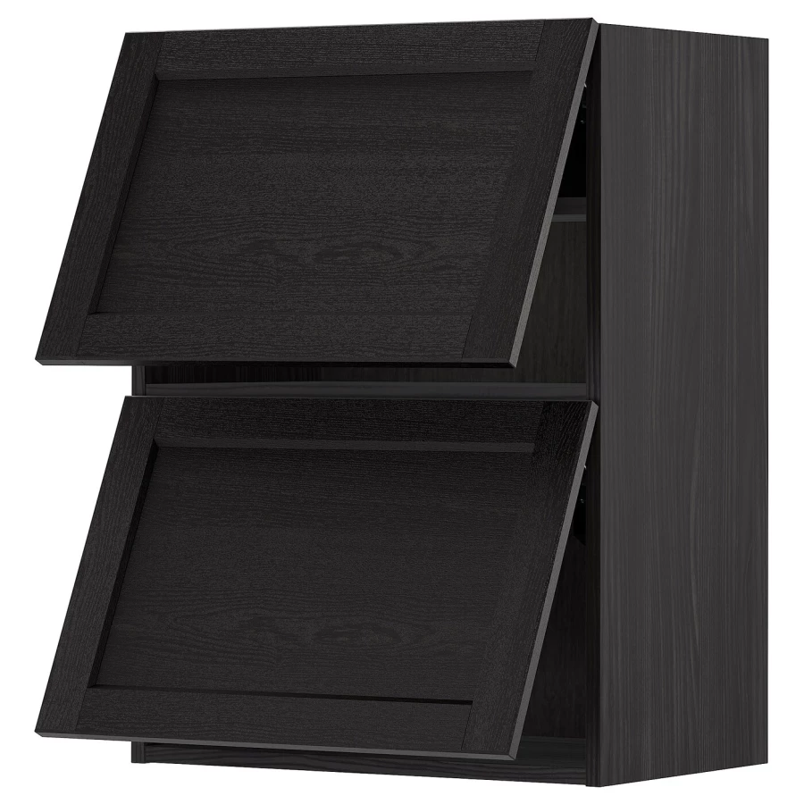 Навесной шкаф - METOD  IKEA/  МЕТОД ИКЕА, 80х60 см, черный (изображение №1)
