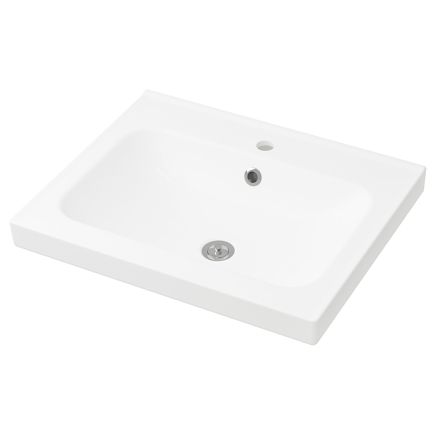 Раковина - IKEA ODENSVIK, 60х49х6 см, белый, ОДЕНСВИК ИКЕА