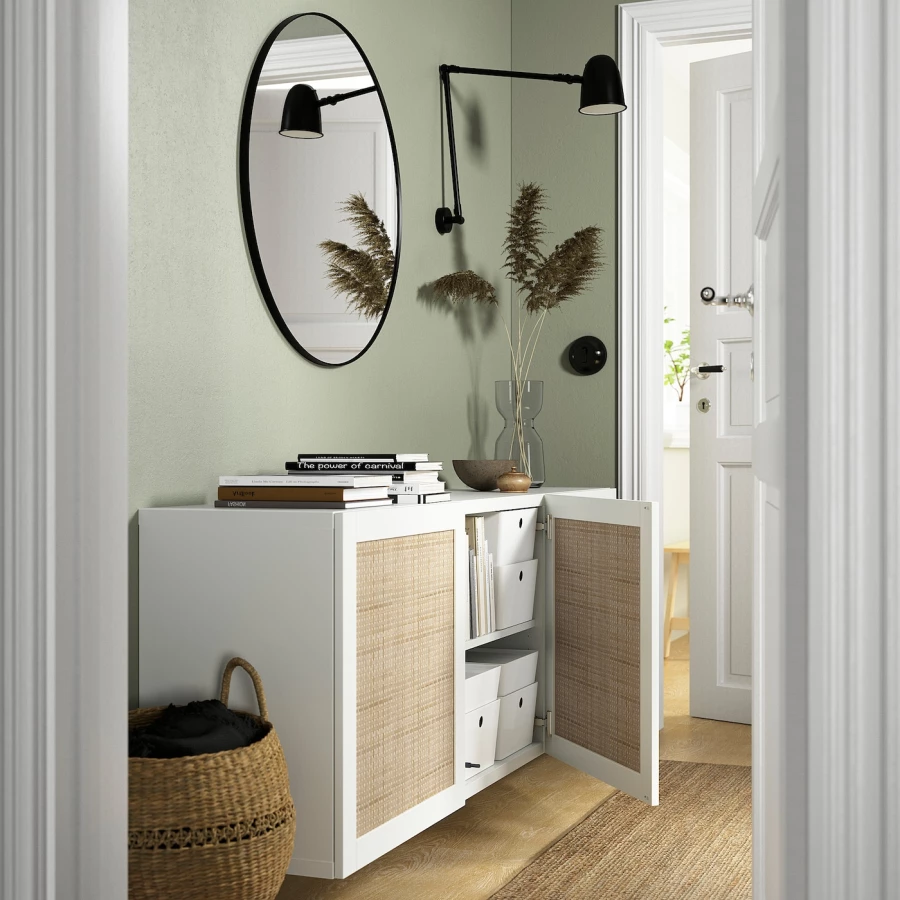 Дверца - STUDSVIKEN IKEA/ СТУДСВИКЕН ИКЕА,  60x64 см, белый/коричневый (изображение №4)