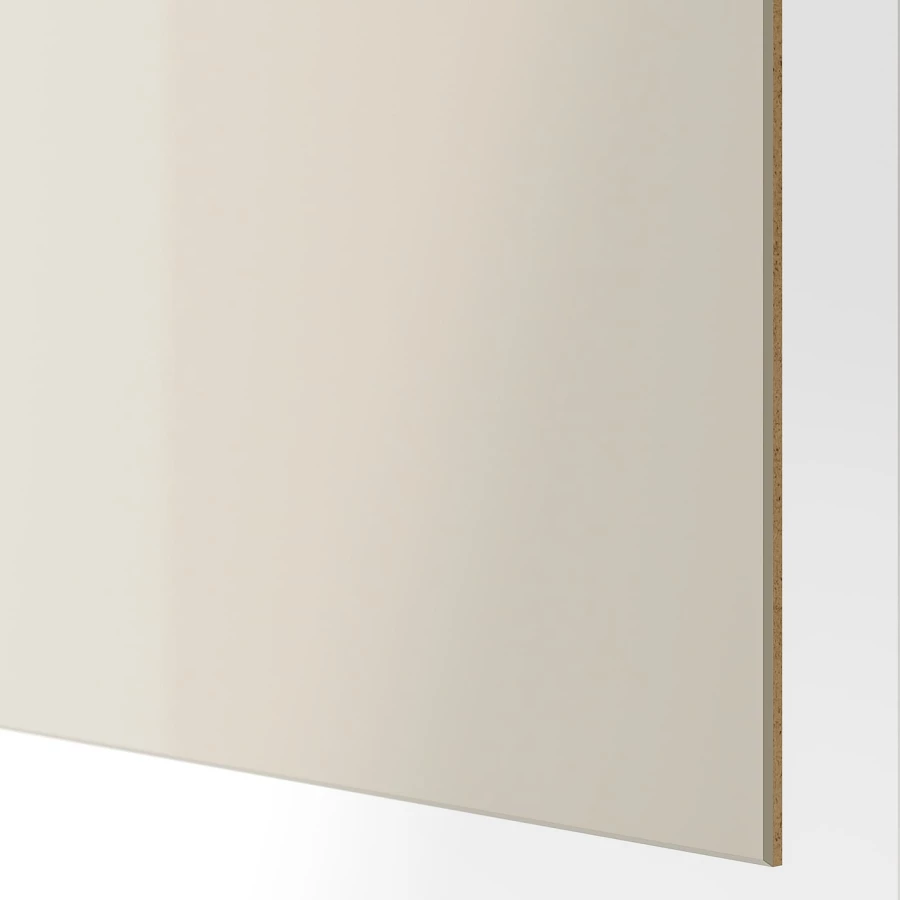 4 панели для коробки раздвижной двери - HOKKSUND IKEA/ ХОККСУНД ИКЕА,  201х75 см, бежевый (изображение №3)