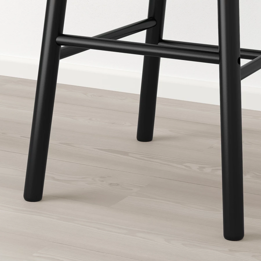 Барный стол и 2 табурета - STENSELE / NORRARYD IKEA/ СТЕНСЕЛЕ/НОРРАРИД ИКЕА, 74х52х49 см, черный (изображение №7)
