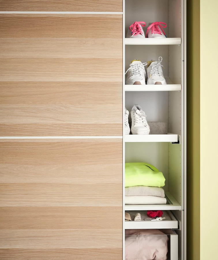 Полка для обуви - IKEA KOMPLEMENT/КОМПЛИМЕНТ ИКЕА, 75x35 см, белый (изображение №3)
