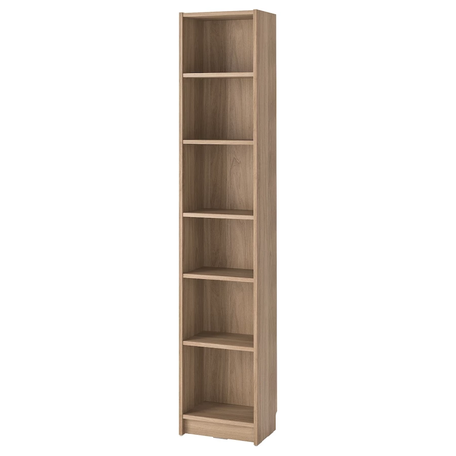 Книжный шкаф -  BILLY IKEA/ БИЛЛИ ИКЕА, 40х28х202 см, под беленый дуб (изображение №1)