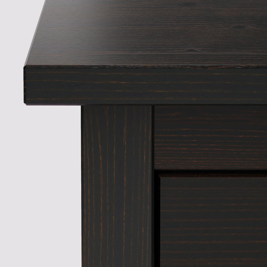 Шкаф/хранилище для обуви - HEMNES IKEA/ ХЕМНЭС ИКЕА, 89x127 см, коричневый (изображение №9)