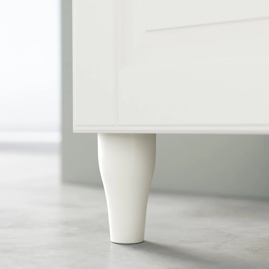 Ножки - IKEA KABBARP, 10 см, белый, КАББАРП ИКЕА (изображение №2)