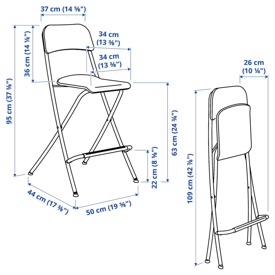 Стул барный Франклин ikea