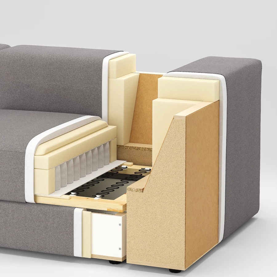 Кресло-кровать - IKEA  JÄTTEBO/JATTEBO/ЙЕТТЕБО/ЯТТЕБО ИКЕА, 71х95х160 см, бежевый (изображение №7)