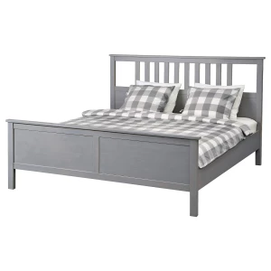 Каркас кровати - IKEA HEMNES, 211х154 см, серый, ХЕМНЭС ИКЕА