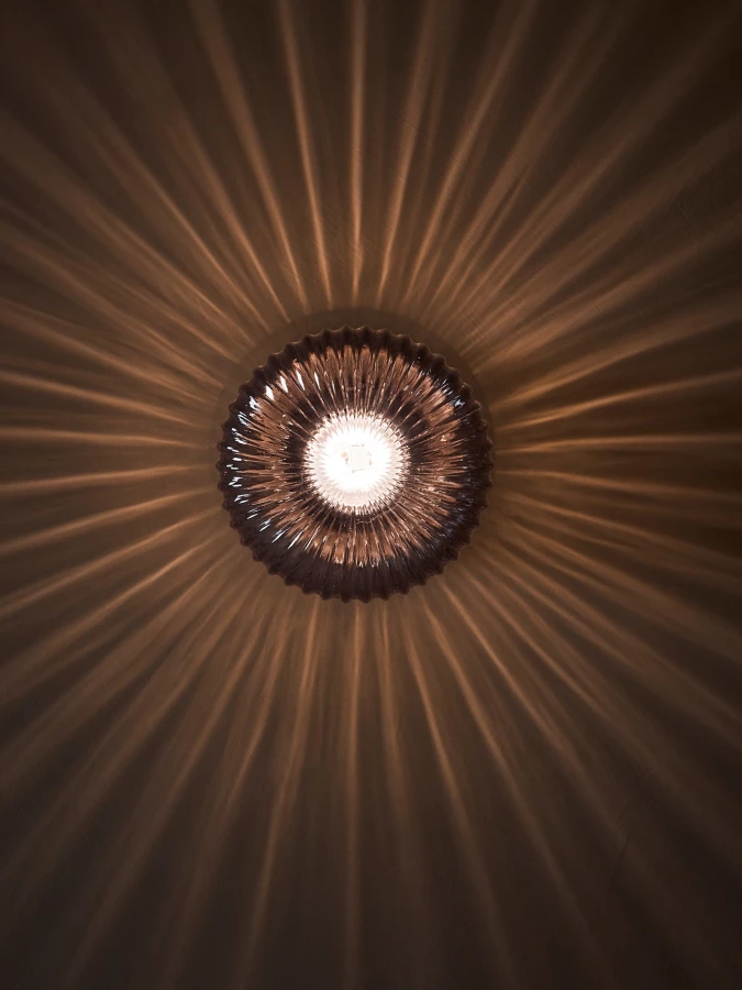 Настенный светильник -  SOLKLINT IKEA/ СОЛКЛИНТ ИКЕА, 16 см, стекло (изображение №4)