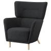 Кресло - IKEA OSKARSHAMN, 82х96х101 см, черный, ОСКАРСХАМН ИКЕА