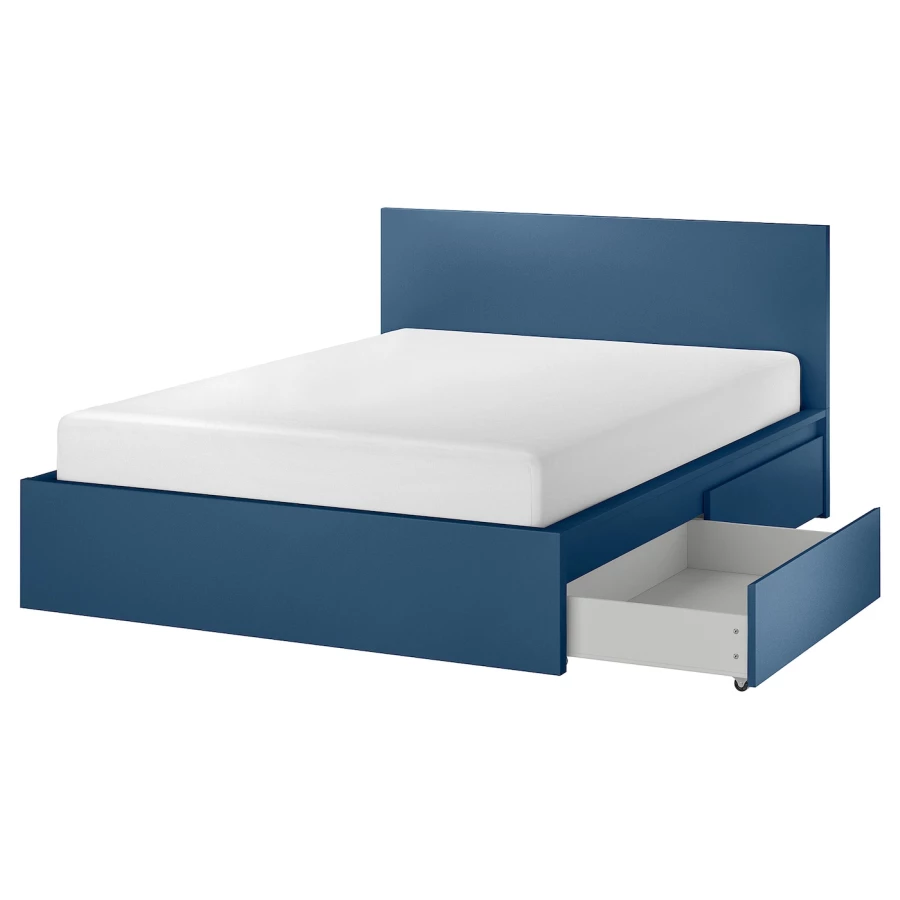MALM Каркас кровати с 2 ящиками для хранения ИКЕА (изображение №1)