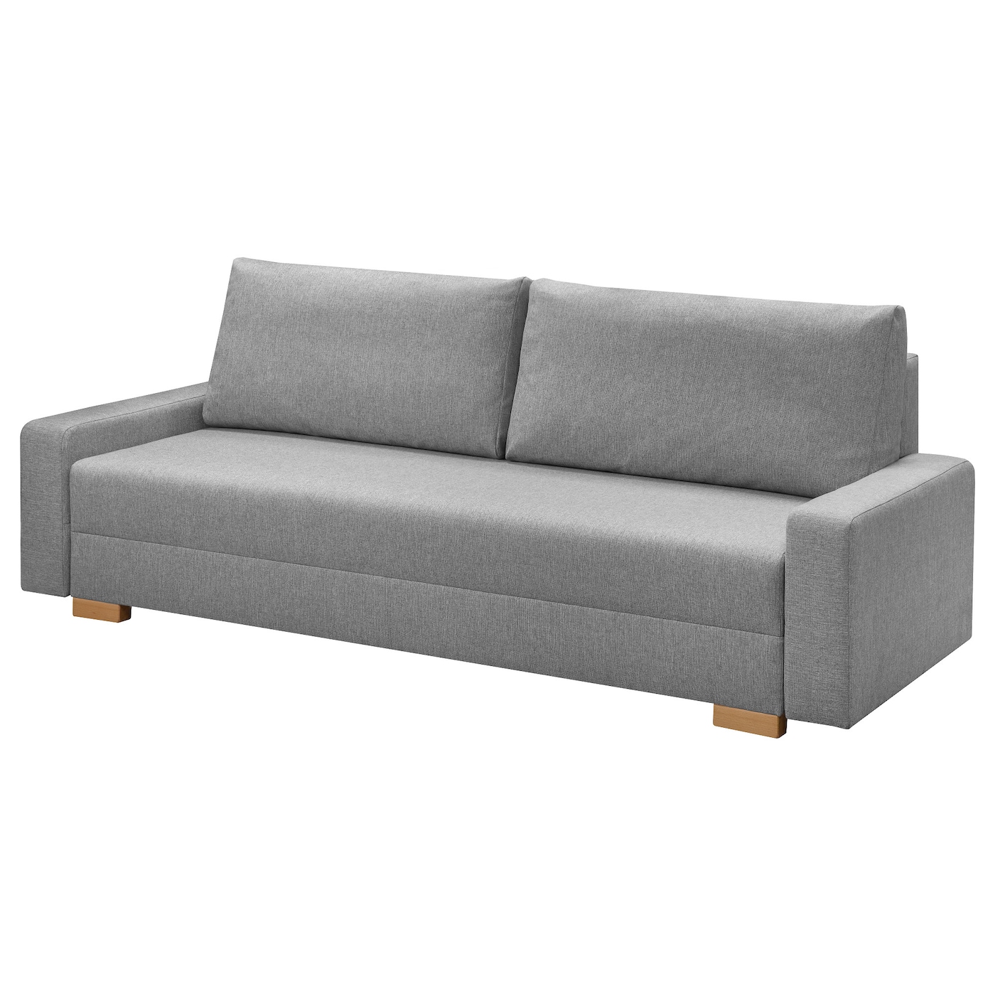 3-местный диван-кровать - IKEA GRÄLVIKEN/GRALVIKEN, 74x86x225см, светло-серый, ГРАЛВИКЕН ИКЕА