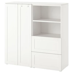 Шкаф - SMÅSTAD / SMАSTAD IKEA /СМОСТАД ИКЕА, 120x42x123 см, белый