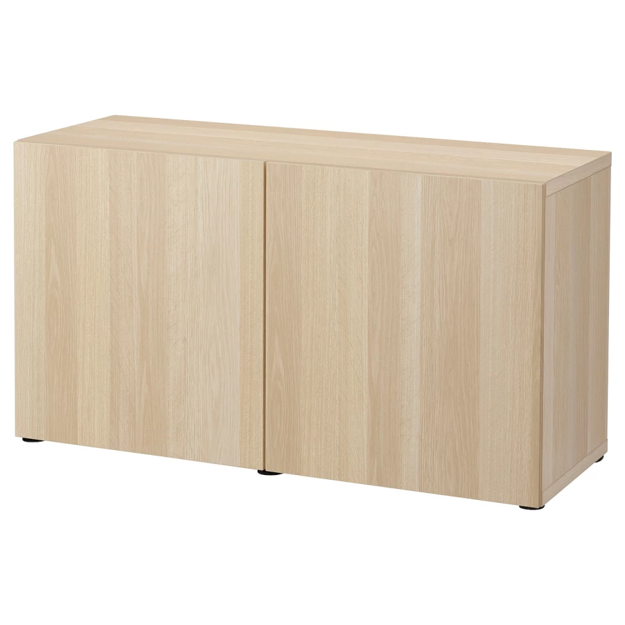 Комбинация для хранения - IKEA BESTÅ/BESTA/ БЕСТА/БЕСТО ИКЕА, 120x42x65 см, коричневый, (изображение №1)