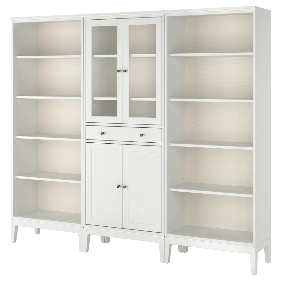 Книжный шкаф - IDANÄS IKEA / ИДАНАС ИКЕА, 39х244х211 см, белый (изображение №1)