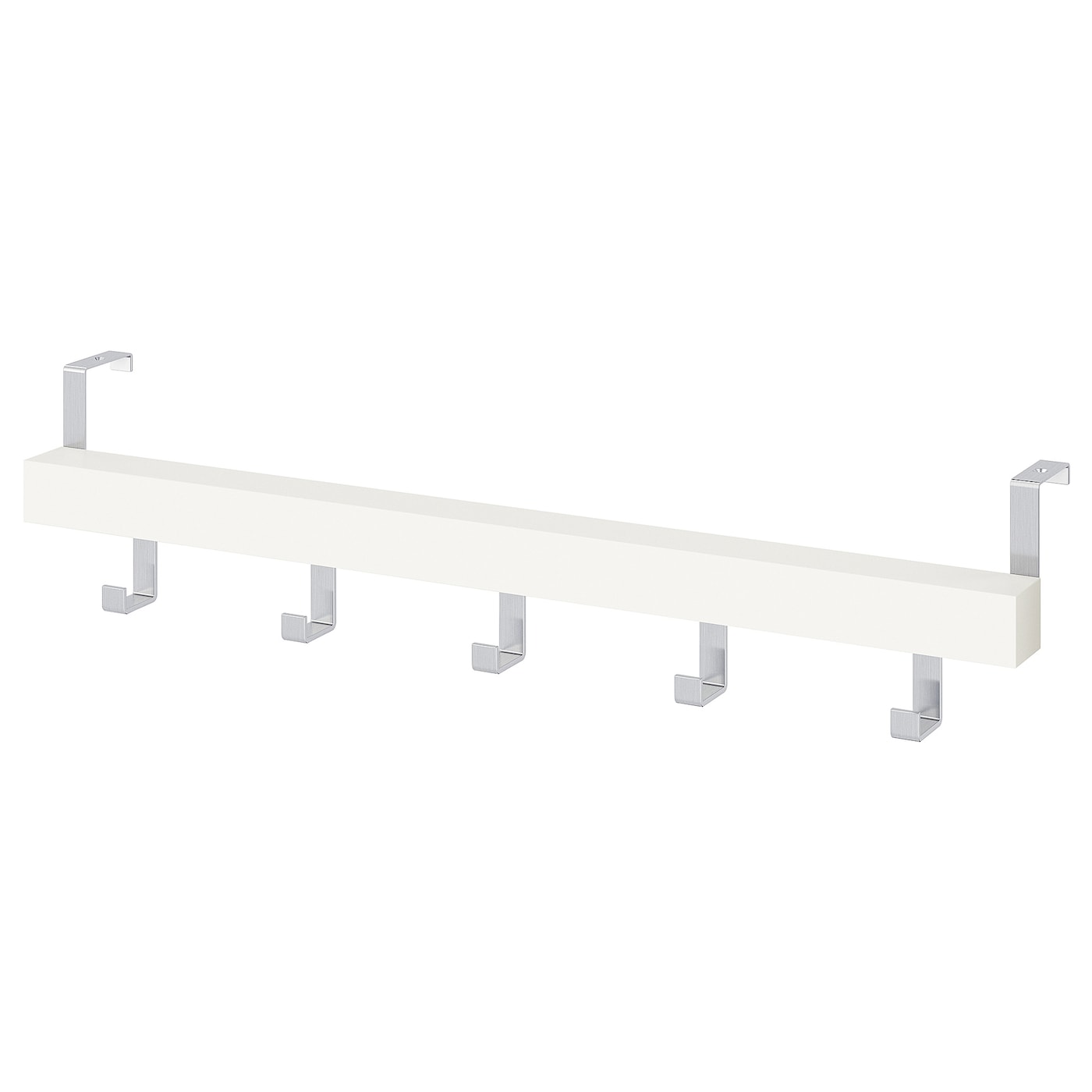 Вешалка настенная - IKEA TJUSIG/ЧУГИС ИКЕА, 8х60 см, белый