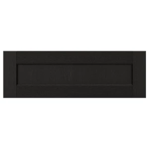Фасад ящика - IKEA LERHYTTAN, 20х60 см, черный, ЛЕРХЮТТАН ИКЕА