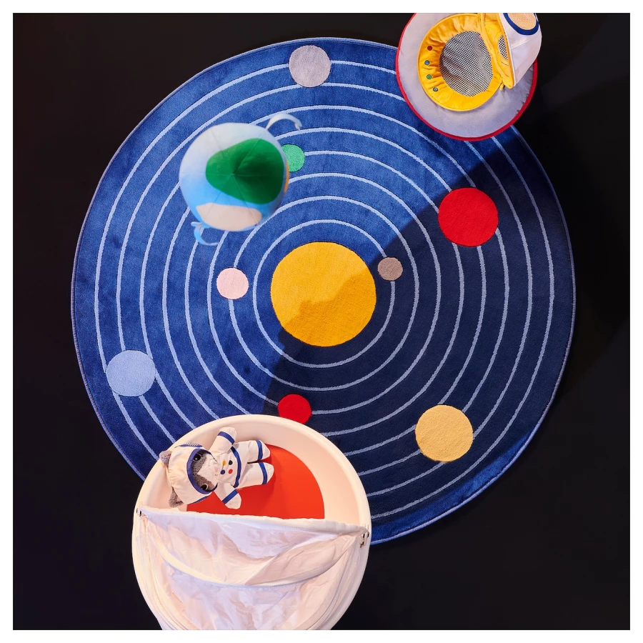 Плюшевый космонавт в скафандре - IKEA AFTONSPARV/АФТОНСПАРВ ИКЕА, разноцветный (изображение №9)