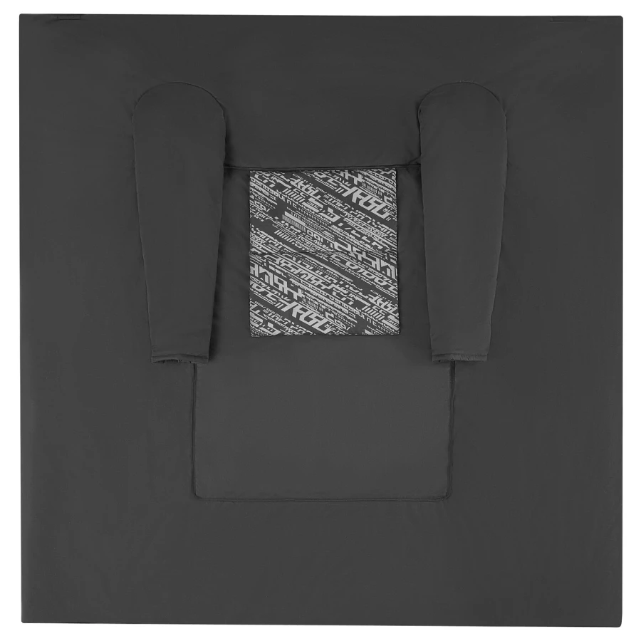 Многофункциональная подушка/одеяло- LÅNESPELARE / LАNESPELARE IKEA/  ЛОНЕСПЕЛАРЕ ИКЕА, 150/60/40 см, черный (изображение №3)