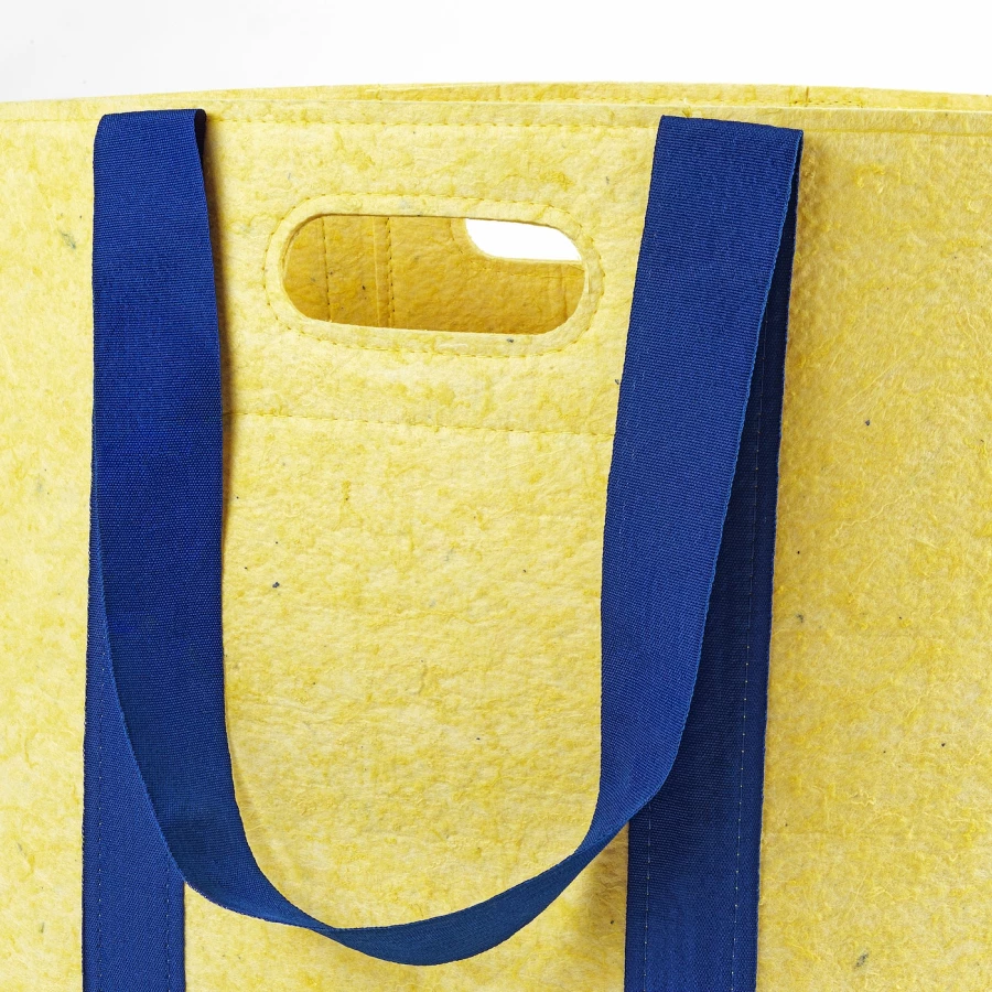 Хозяйственная сумка - IKEA VÄXELBRUK/VAXELBRUK, 44х67 см, желтый, ВОКСЕЛЬБРУК ИКЕА (изображение №2)
