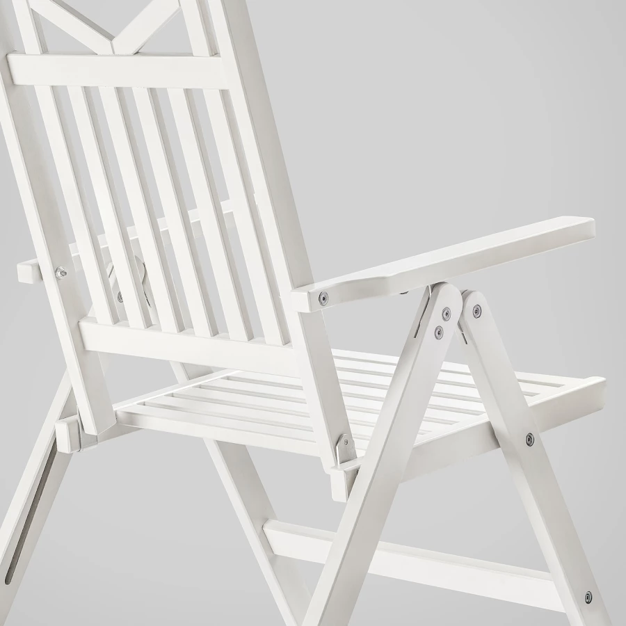 Садовое кресло - BONDHOLMEN IKEA/  БОНДХОЛЬМЕН ИКЕА,  107х58 см, белый (изображение №3)
