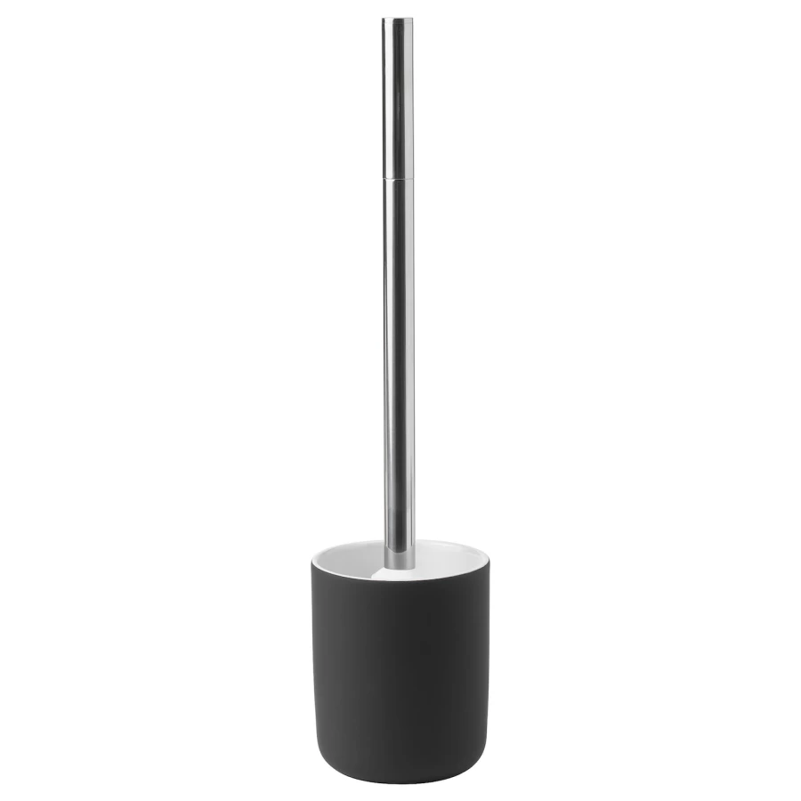 Ершик для унитаза - EKOLN IKEA/ ЭКОЛЬН ИКЕА,  38 см, черный (изображение №2)