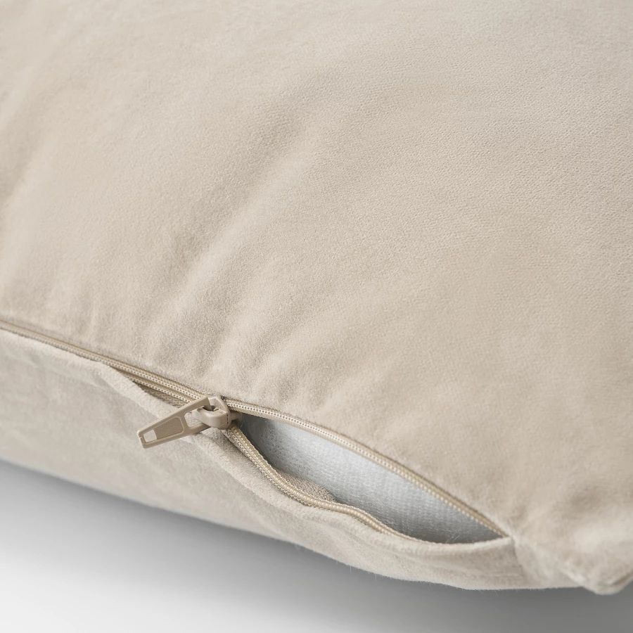 Чехол на подушку - SANELA IKEA/ САНЕЛА ИКЕА, 50х50  см, бежевый (изображение №5)