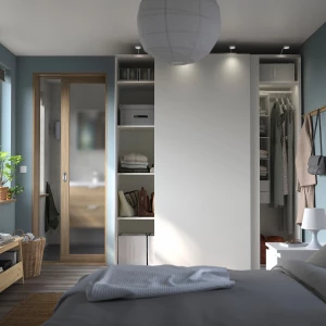 Второе фото. Шкаф - IKEA PAX/HASVIK/ПАКС/ХАСВИК ИКЕА, 66х200х236,4 см, белый