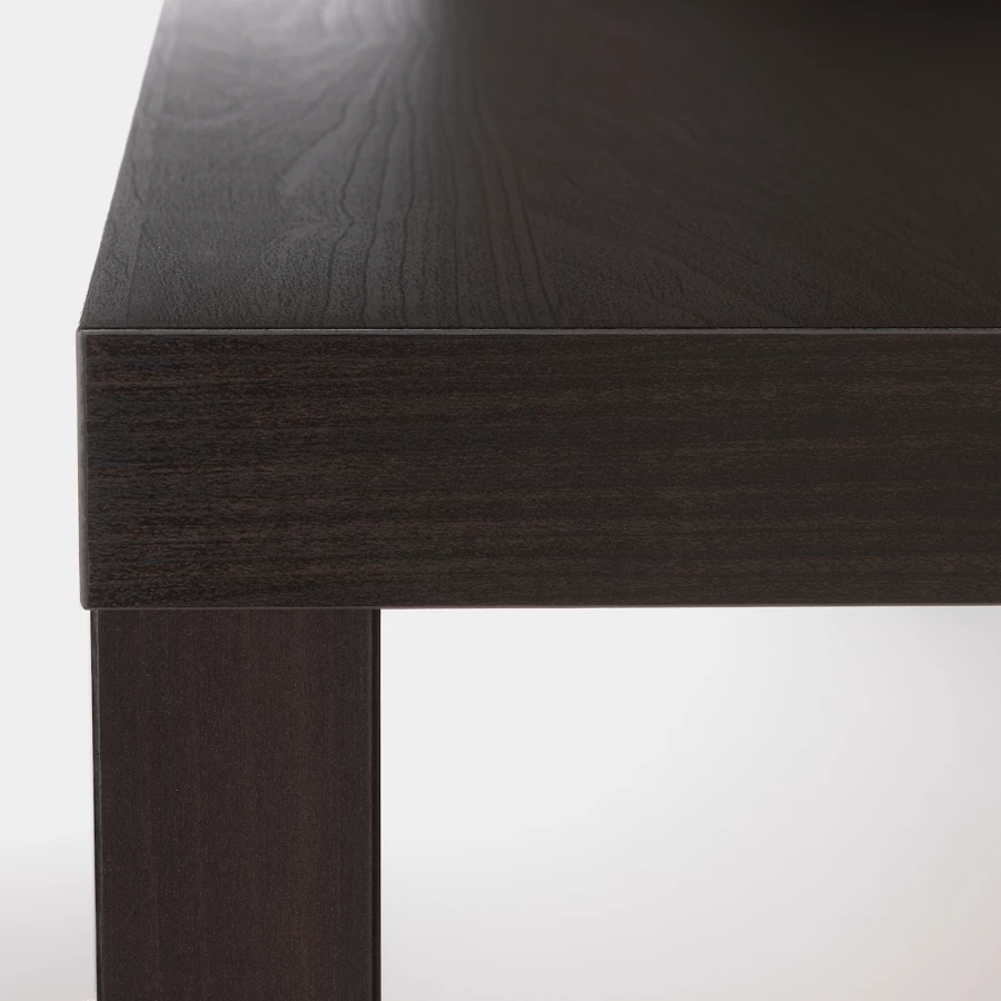 Приставной столик - IKEA LACK/ЛАКК ИКЕА, 55x55х45 см, коричневый (изображение №4)