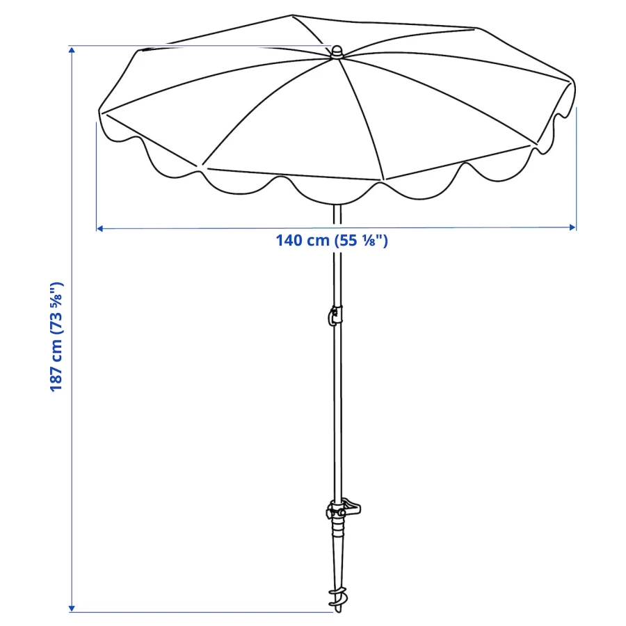 STRANDÖN Зонт ИКЕА (изображение №5)