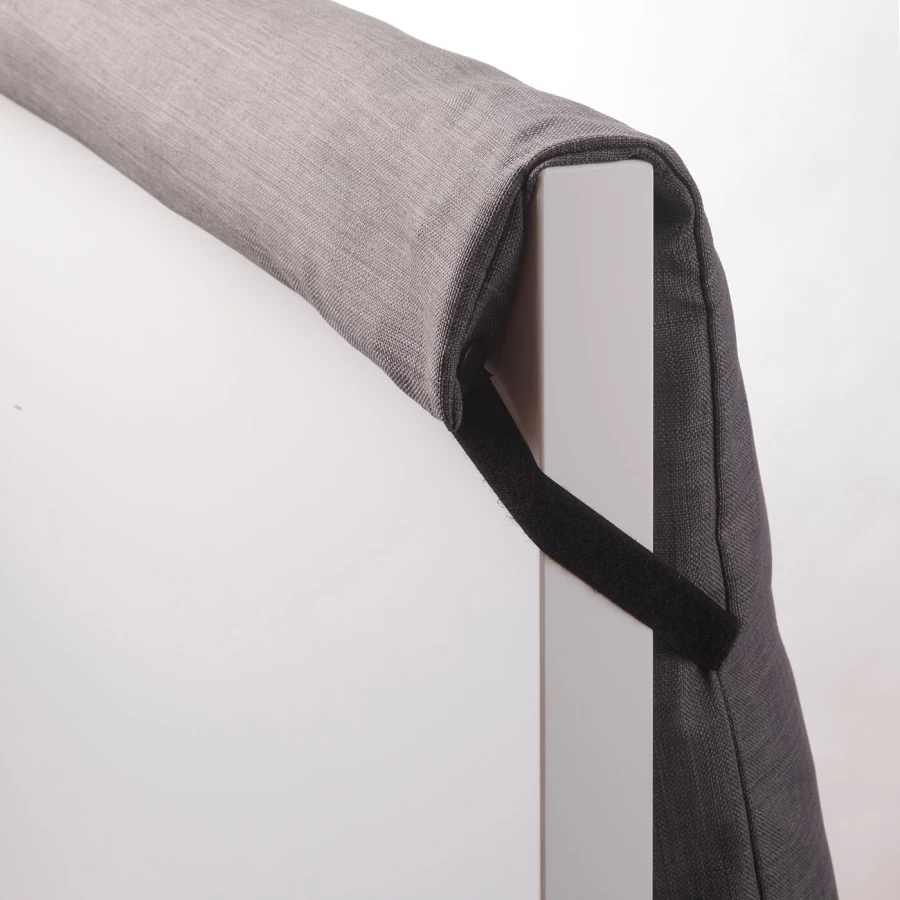 Подушка на изголовье - MALM IKEA/ МАЛЬМ ИКЕА, 140х60 см, серый (изображение №3)