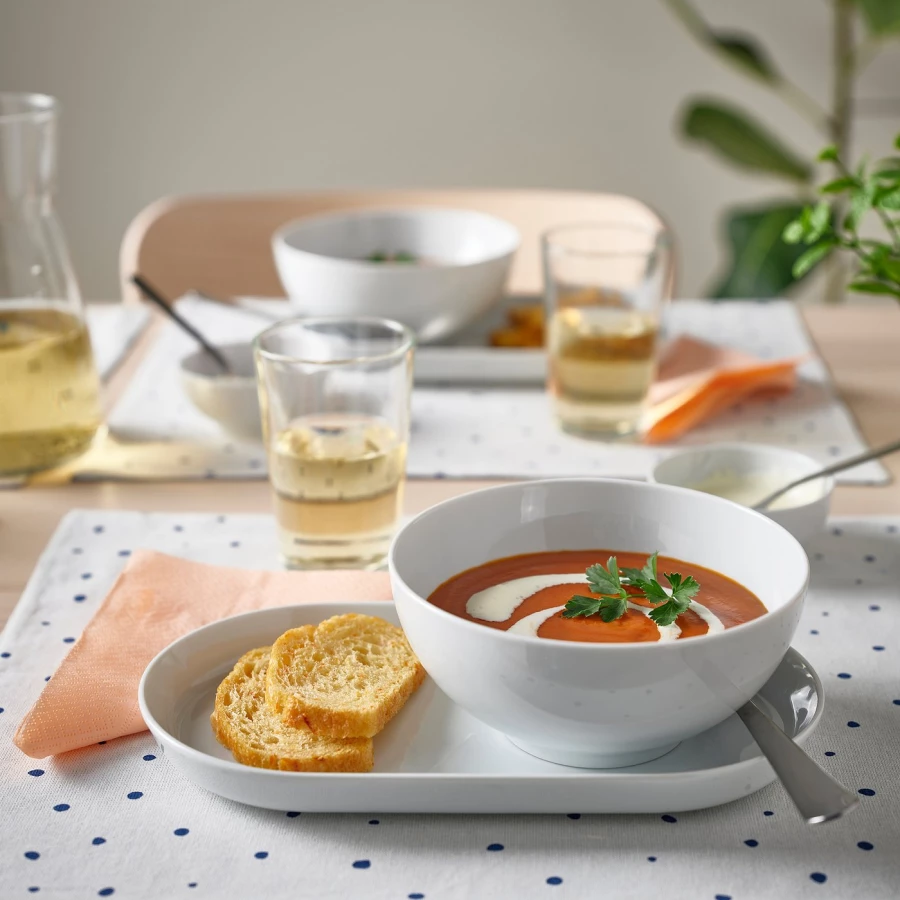 Блюдо IKEA 365+/ 365+ ИКЕА, 27х15 см, белый (изображение №2)