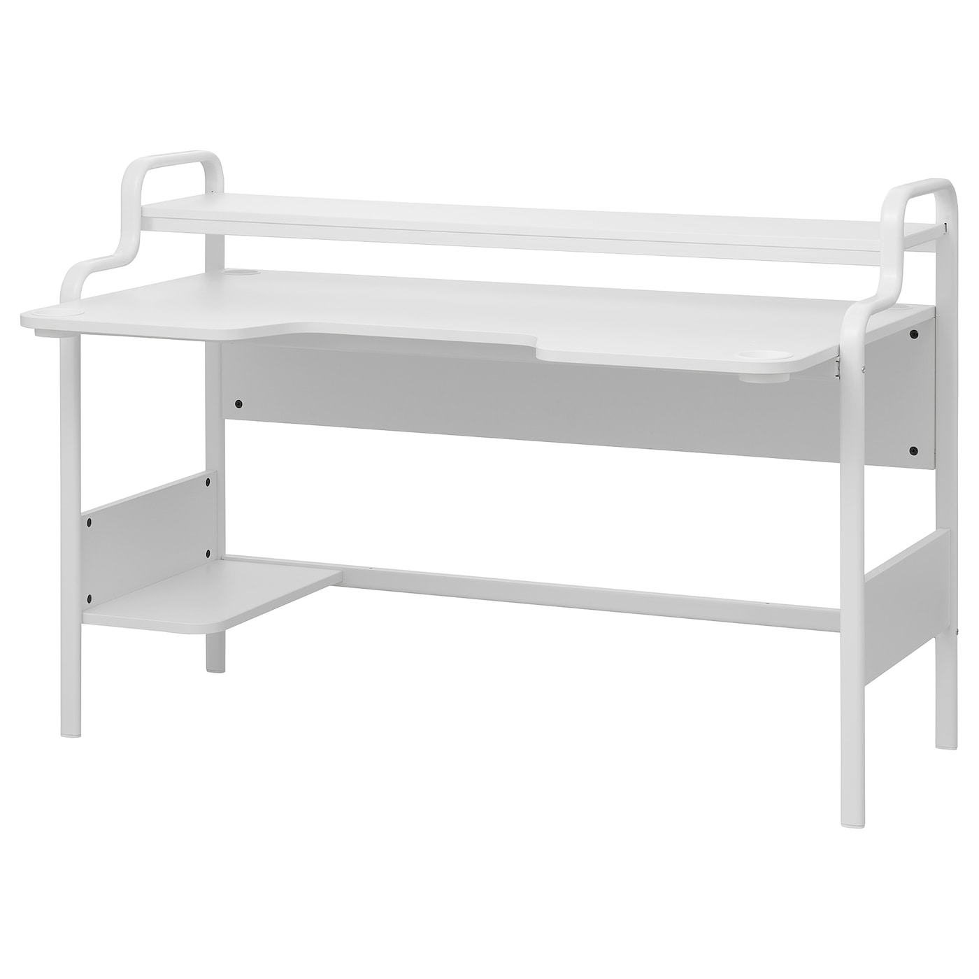 Письменный стол - IKEA FREDDE, 140х74 см, белый, ФРЕДДЕ ИКЕА