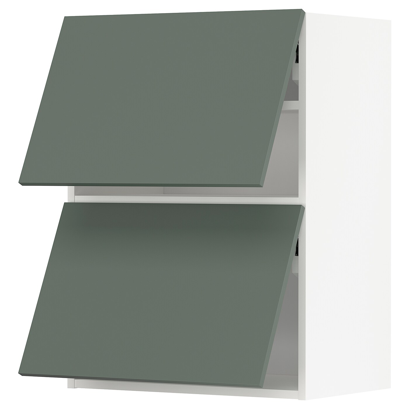 Навесной шкаф - METOD  IKEA/  МЕТОД ИКЕА, 80х60 см, белый/темной-зеленый