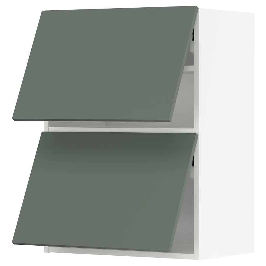 Навесной шкаф - METOD  IKEA/  МЕТОД ИКЕА, 80х60 см, белый/темной-зеленый (изображение №1)