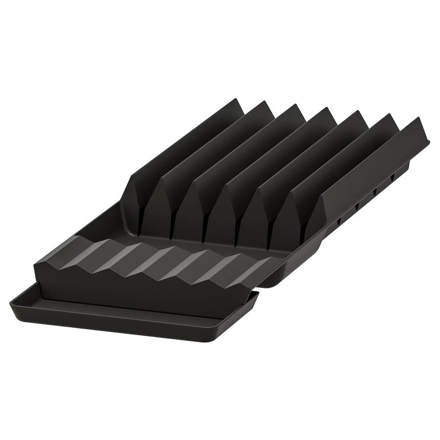 Органайзер для ящика - UPPDATERA  IKEA/ УППДАТЕРА ИКЕА, 50х20 см, черный (изображение №1)