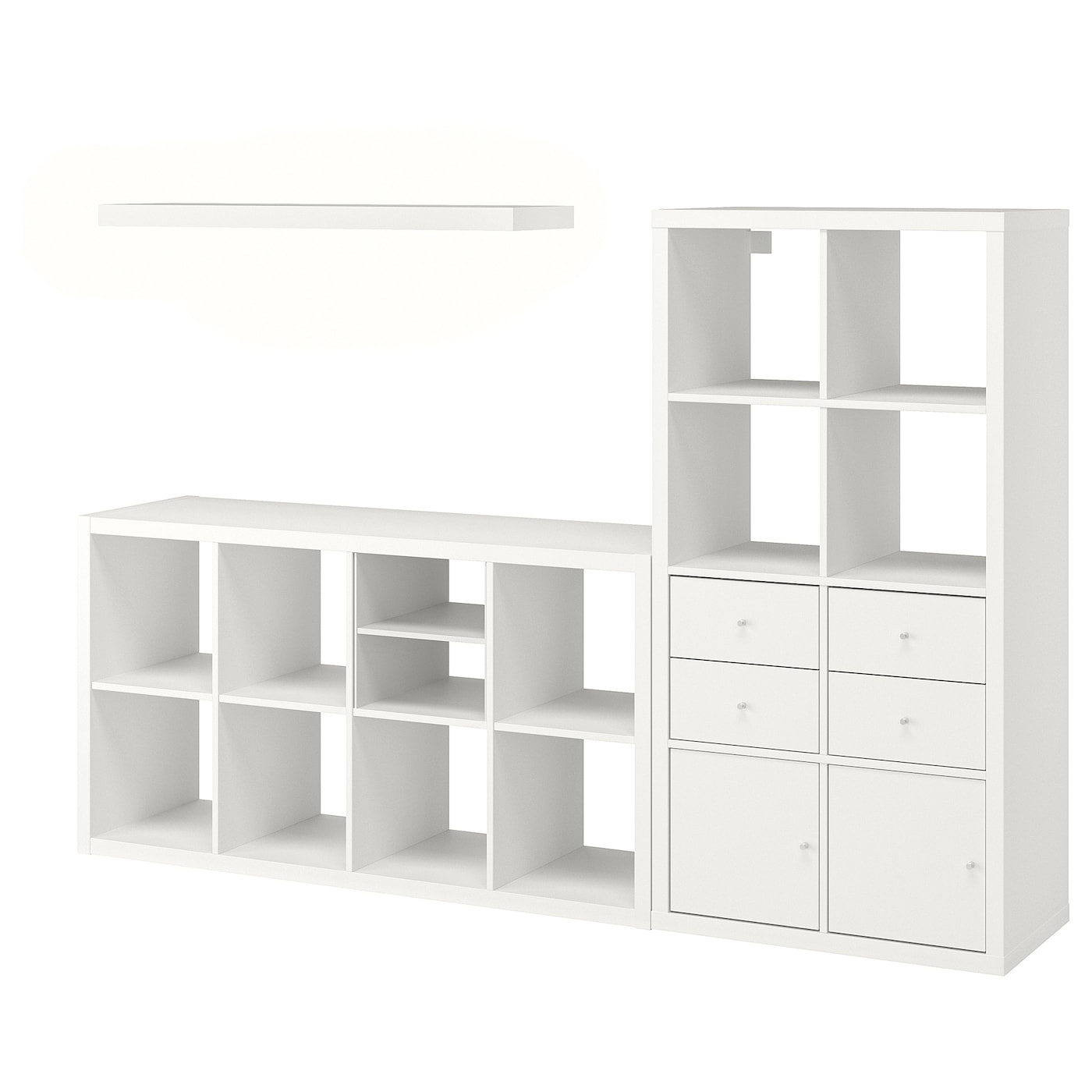 Шкаф - KALLAX / LACK IKEA/ КАЛЛАКС / ЛАКК  ИКЕА,  224х147  см, белый