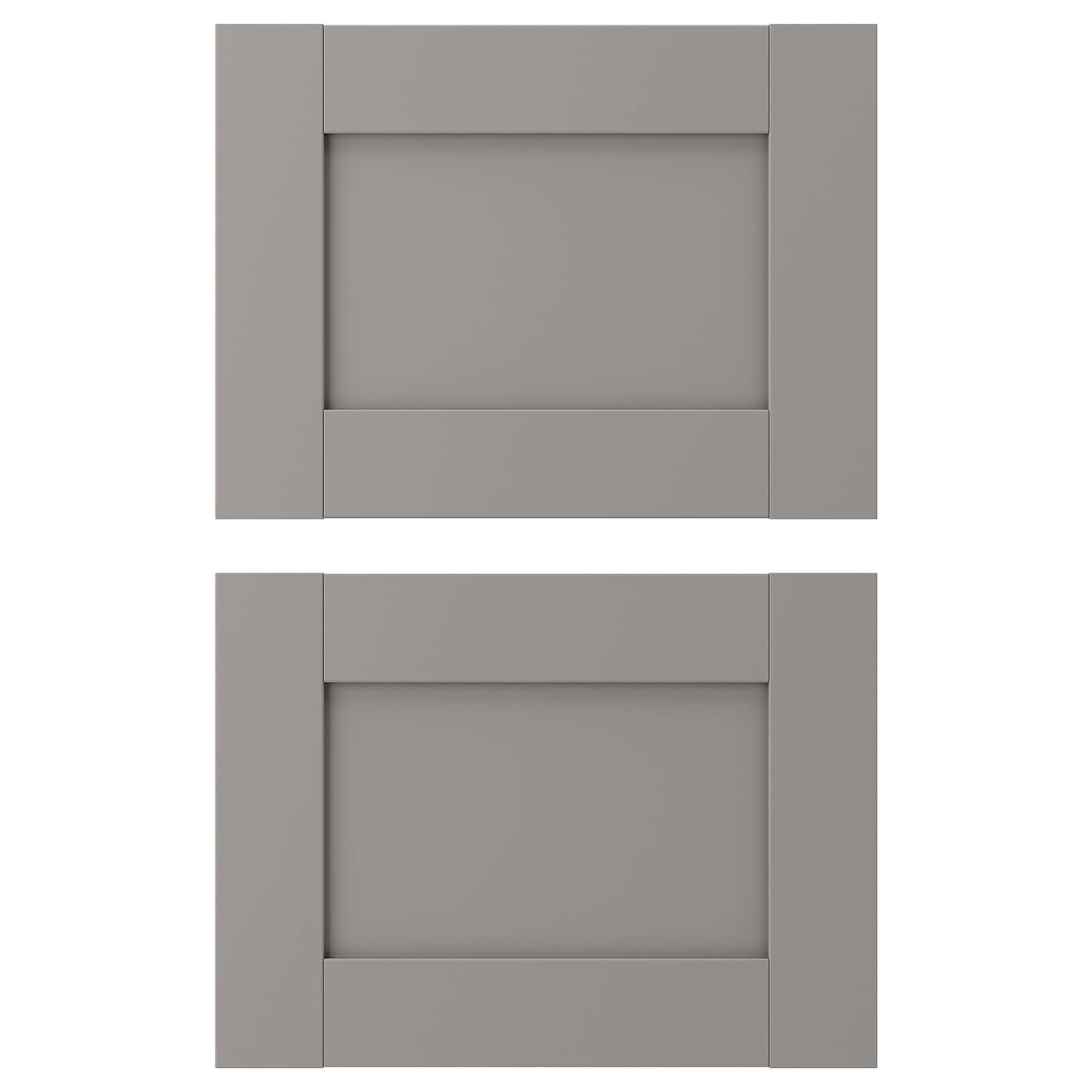Дверца - EKET IKEA/ЭКЕТ ИКЕА, 40x30 см, серый