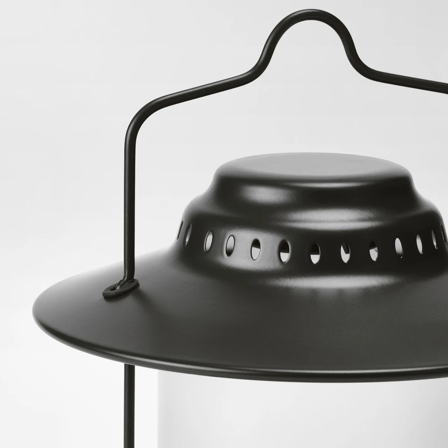 STORHAGA Светодиодная настольная лампа с регулируемой яркостью для наружного применения/черная ИКЕА (изображение №6)