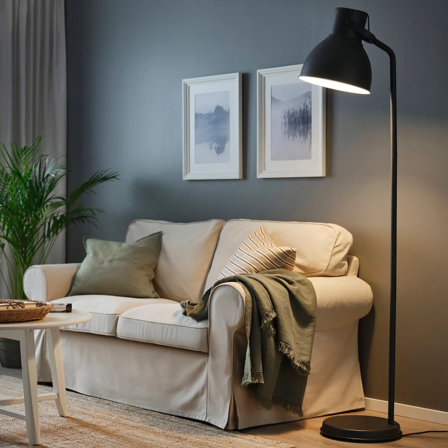 Напольные светильники - HEKTAR IKEA/ ХЕКТАР ИКЕА, 183 см,  черный (изображение №2)