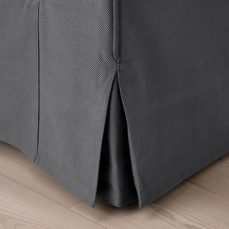 Кресло - IKEA EKTORP, 104х88х88 см, серый, ЭКТОРП ИКЕА (изображение №5)