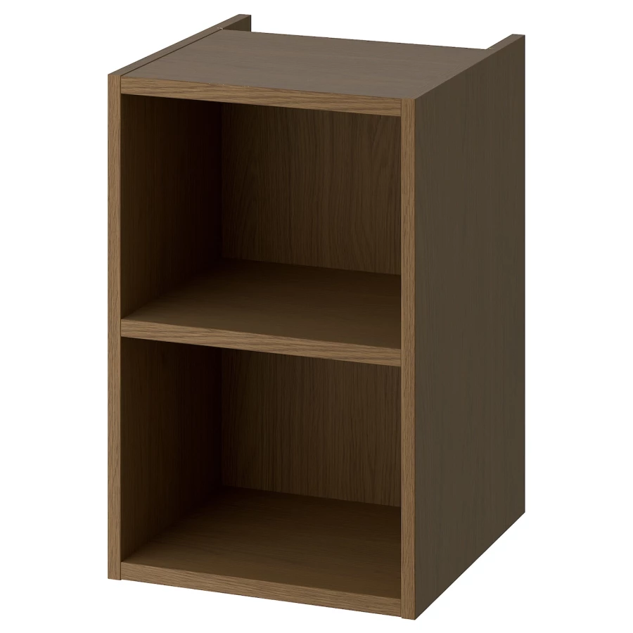 Открытый шкаф - IKEA HAGAÅN/HAGAAN/ХАГАОН ИКЕА, 40х48х63 см, темно-коричневый (изображение №1)
