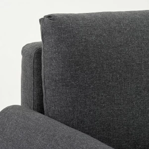 3-местный диван-кровать - IKEA GRUNNARP, 80x89x232см, темно-серый, ГРУННАРП ИКЕА