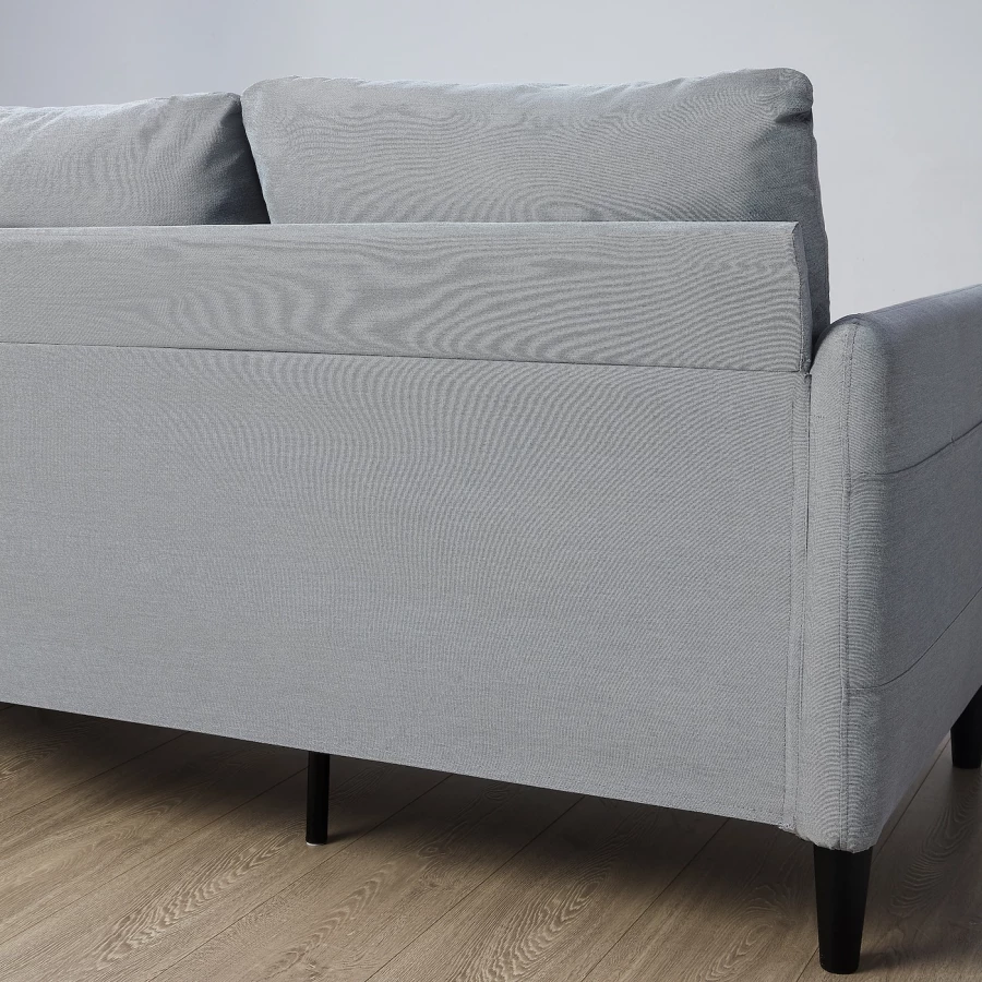 3-местный диван с шезлонгом, IKEA ANGERSBY,  84x196см, светло-серый, АНГЕРСБИ ИКЕА (изображение №6)