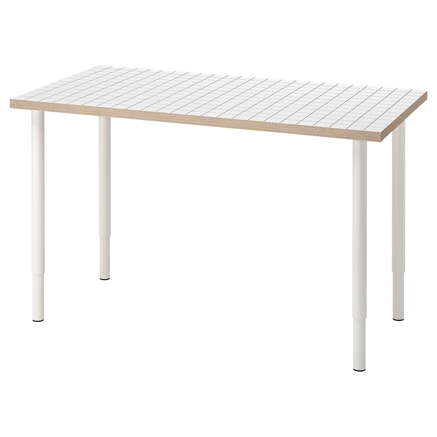 Письменный стол  - IKEA LAGKAPTEN / OLOV/ЛАГКАПТЕН /ОЛОВ  ИКЕА, 120х60 см, белый