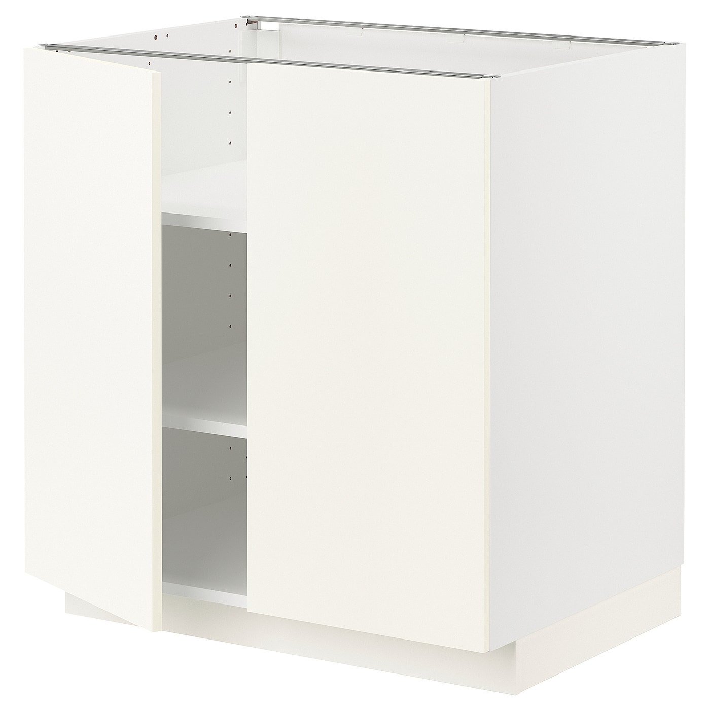 Напольный шкаф - IKEA METOD, 88x62x80см, белый, МЕТОД ИКЕА