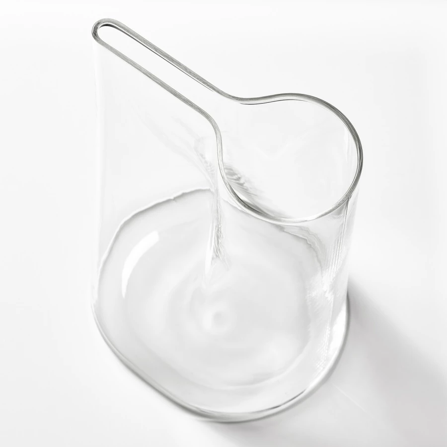 Стеклянная ваза - CHILIFRUKT IKEA/ ЧИЛИФРУКТ ИКЕА, 21 см, стекло (изображение №4)